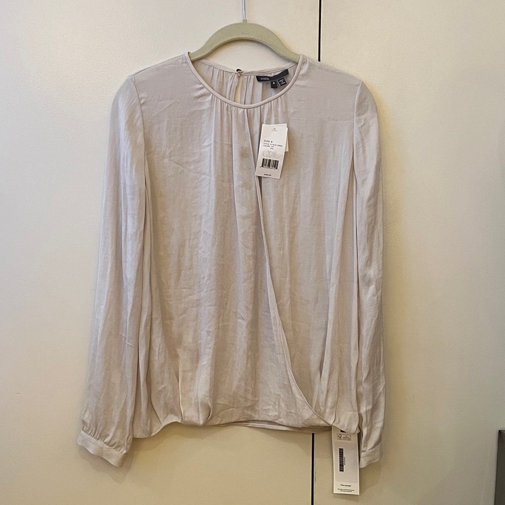 Vince Elegant Cream Blouse